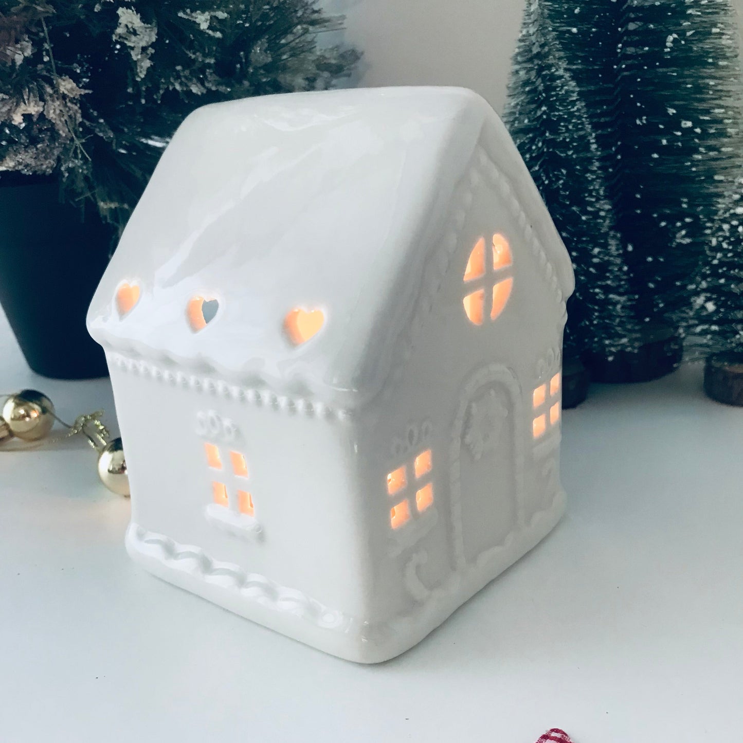 Photophore - La maison en pain d'épices