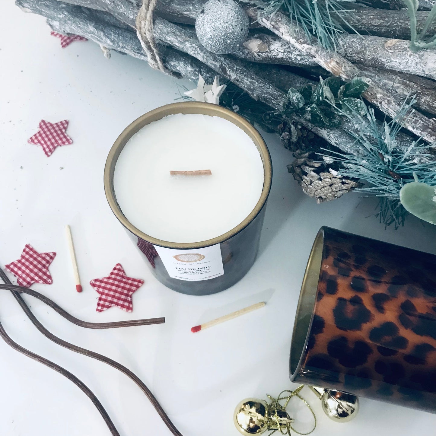 Bougie - Feu de bois (Baghera)