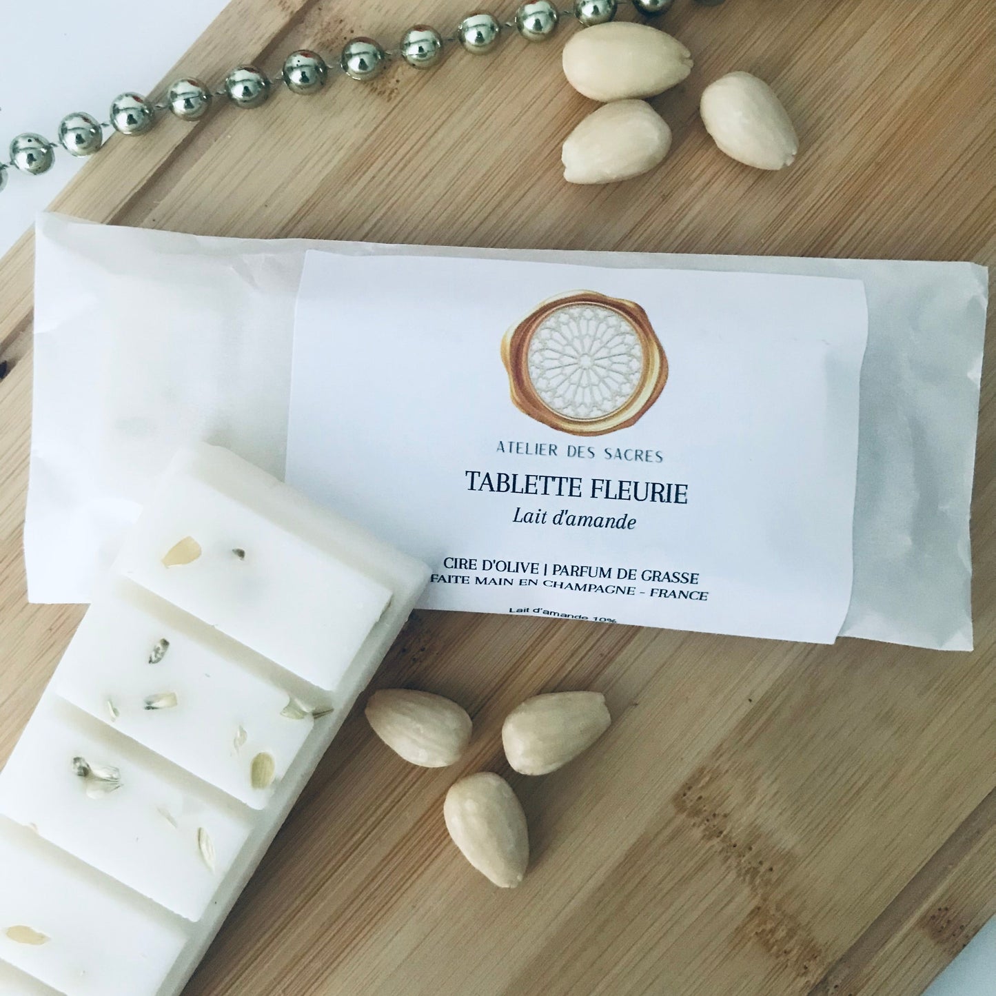 Tablettes fleuries - Lait d'amande