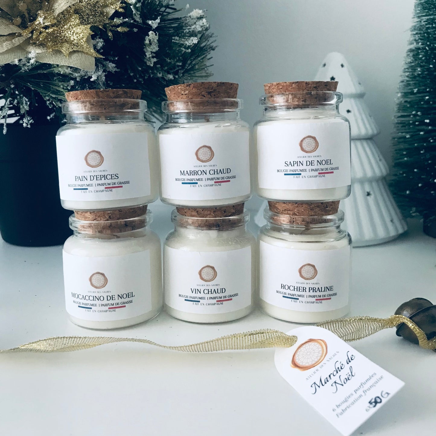 Bougies - Le marché de Noël