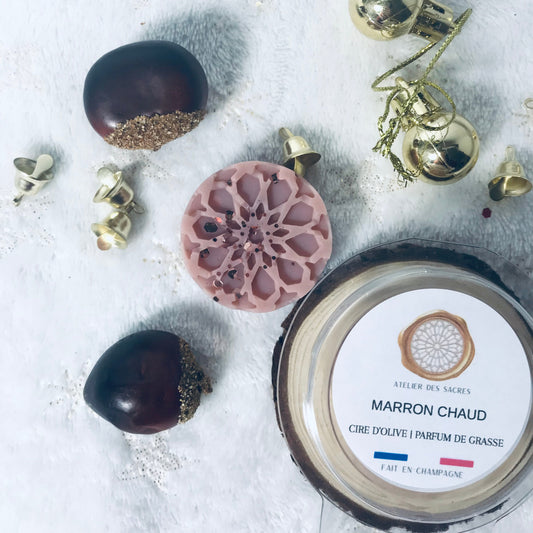 Le palet fondant - Marron chaud