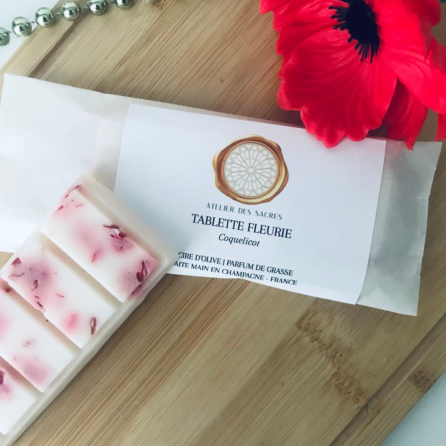 Tablettes fleuries - Coquelicot