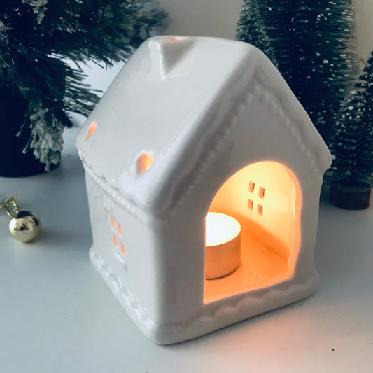 Photophore - La maison en pain d'épices