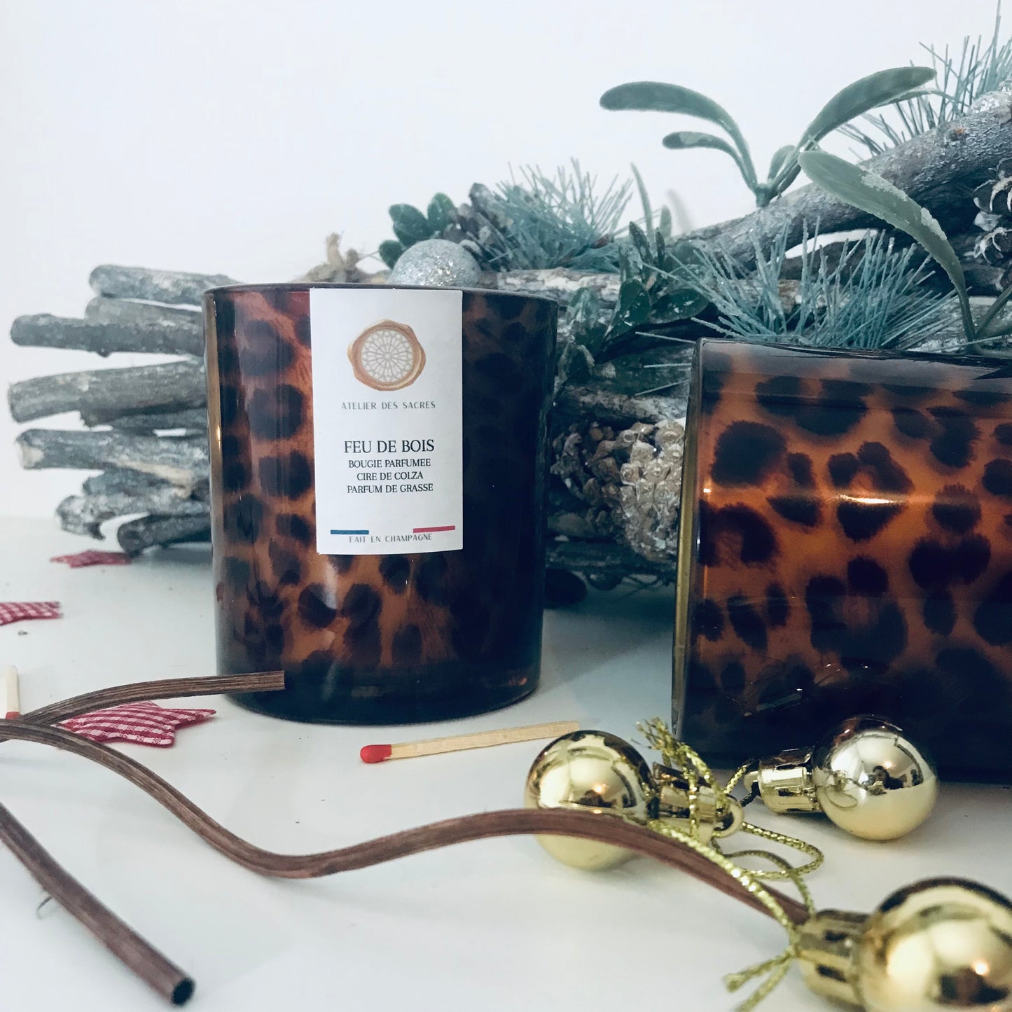 Bougie - Feu de bois (Baghera)