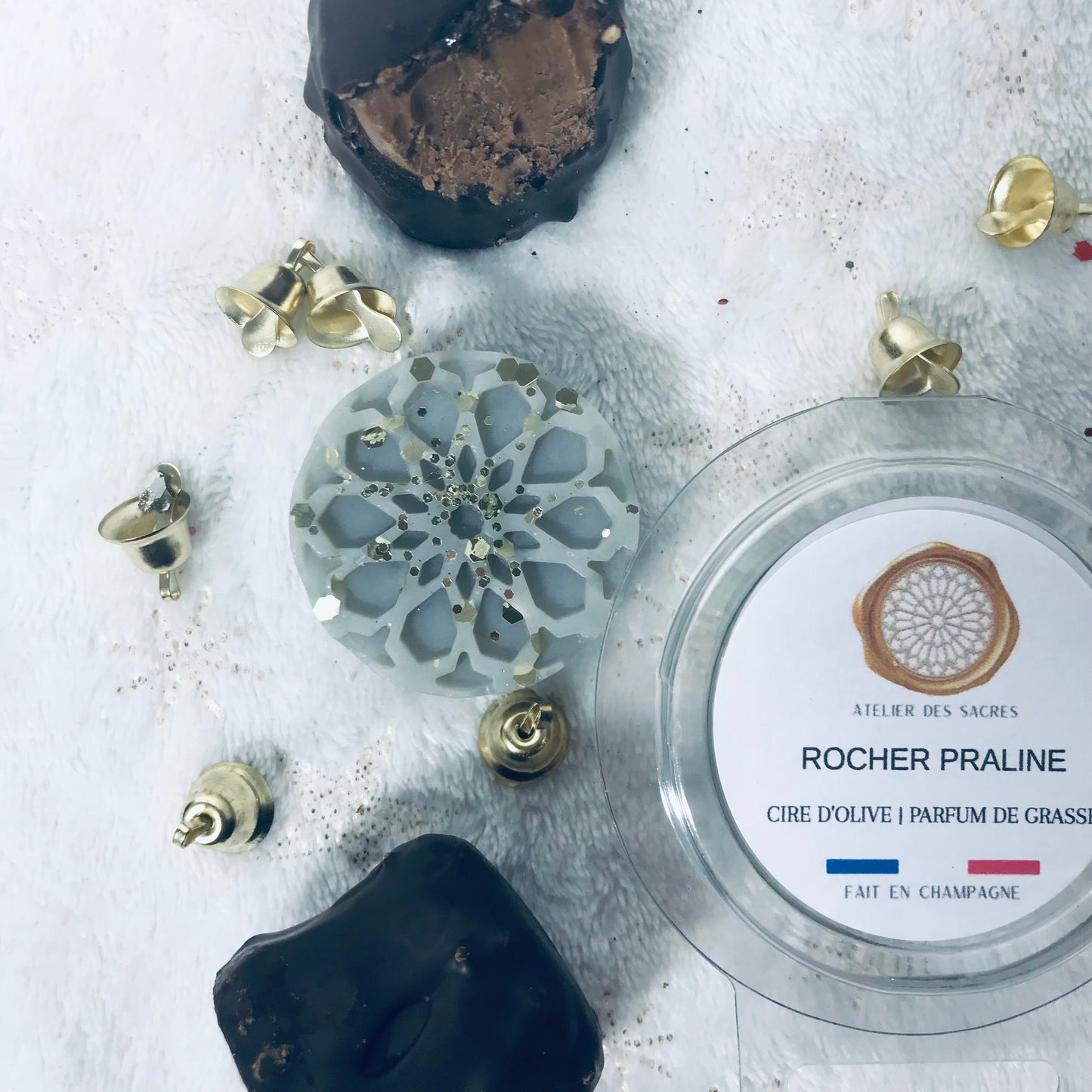 Le palet fondant - Rocher praliné