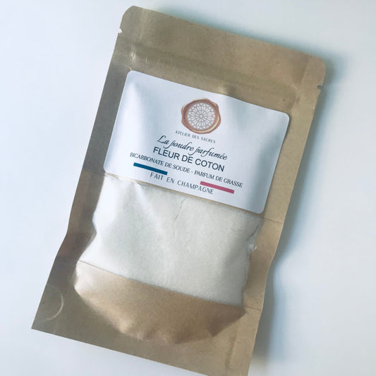 Fleur de coton - poudre d'aspirateur parfumée