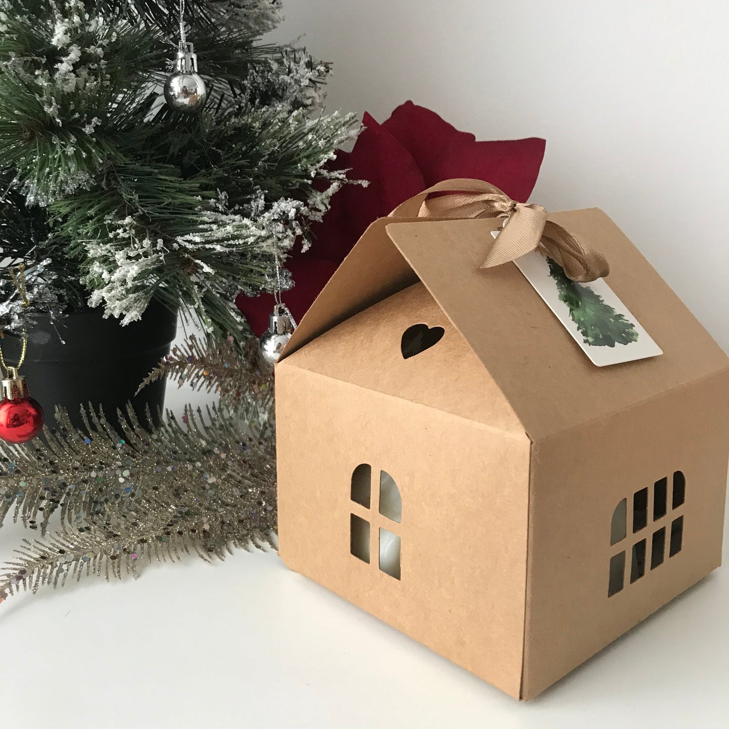 Bougies parfumées - la forêt enneigée