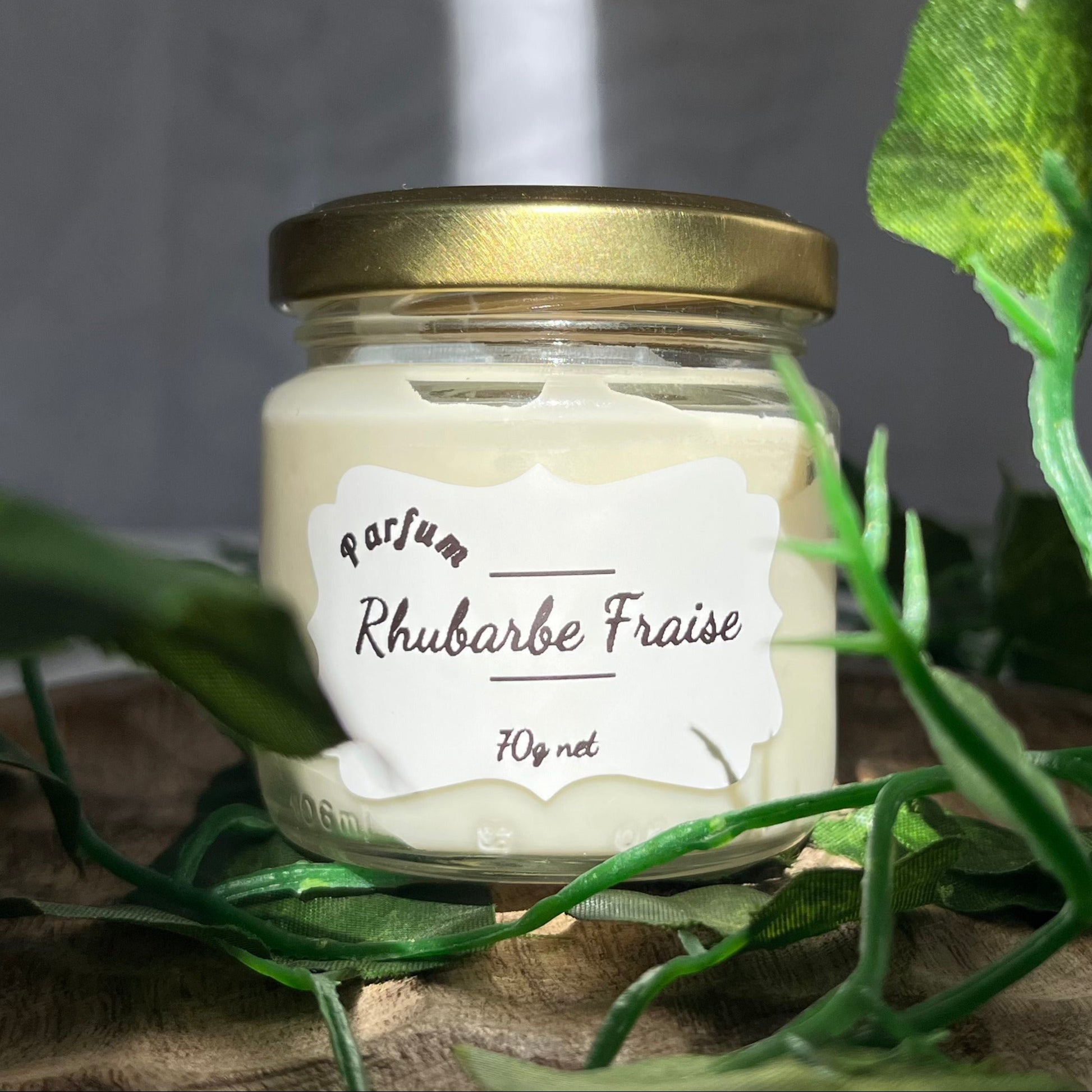 Bougie Parfumée Rhubarbe Fraise