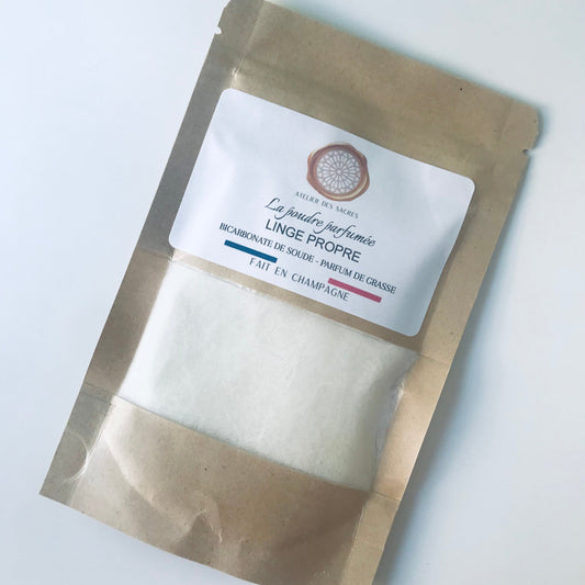 Linge propre - poudre d'aspirateur parfumée
