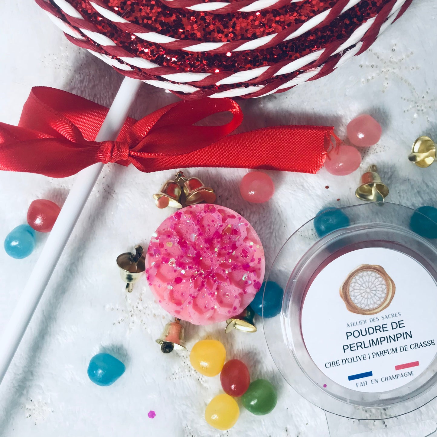 Le palet fondant - Poudre de perlimpinpin (Barbe à papa)