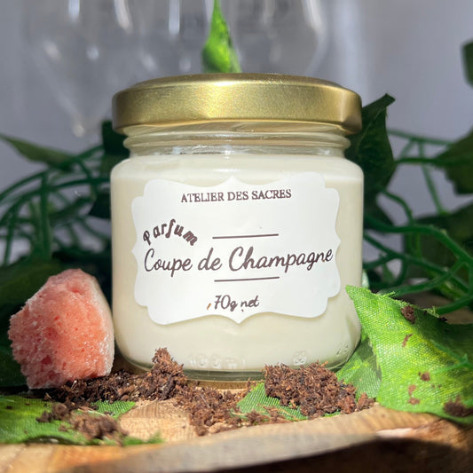 Bougie parfumée Coupe de champagne